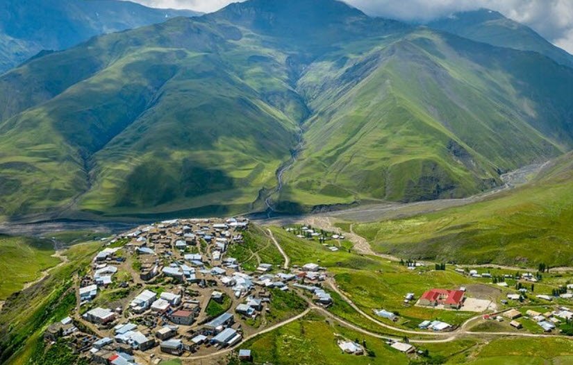 Khinaliq Village, Quba District, Caucasus Mtns, Azerbaijan